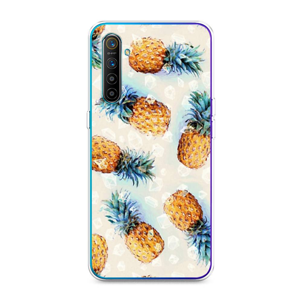 

Чехол Awog на Realme XT "Ананасы", Разноцветный, 251450-3