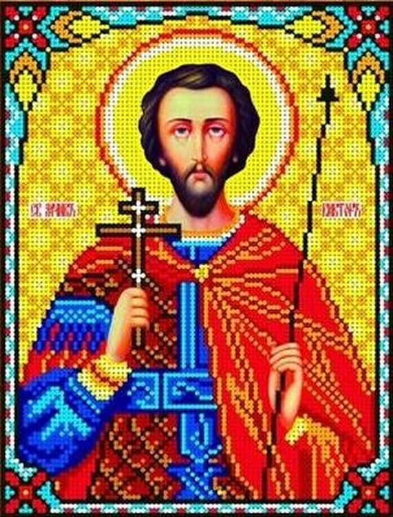 

Рисунок на ткани «Святой Виктор»