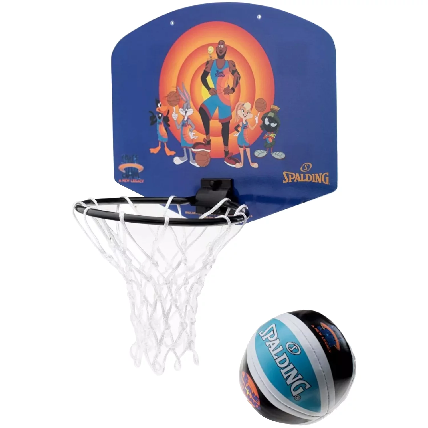 Комплект баскетбольный Spalding Mini Basketball Set Space Jam мини, 79005Z