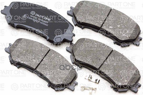 

Колодки тормозные дисковые пер. NISSAN Qashqai (J11) 13- PART-ONE 1BP133