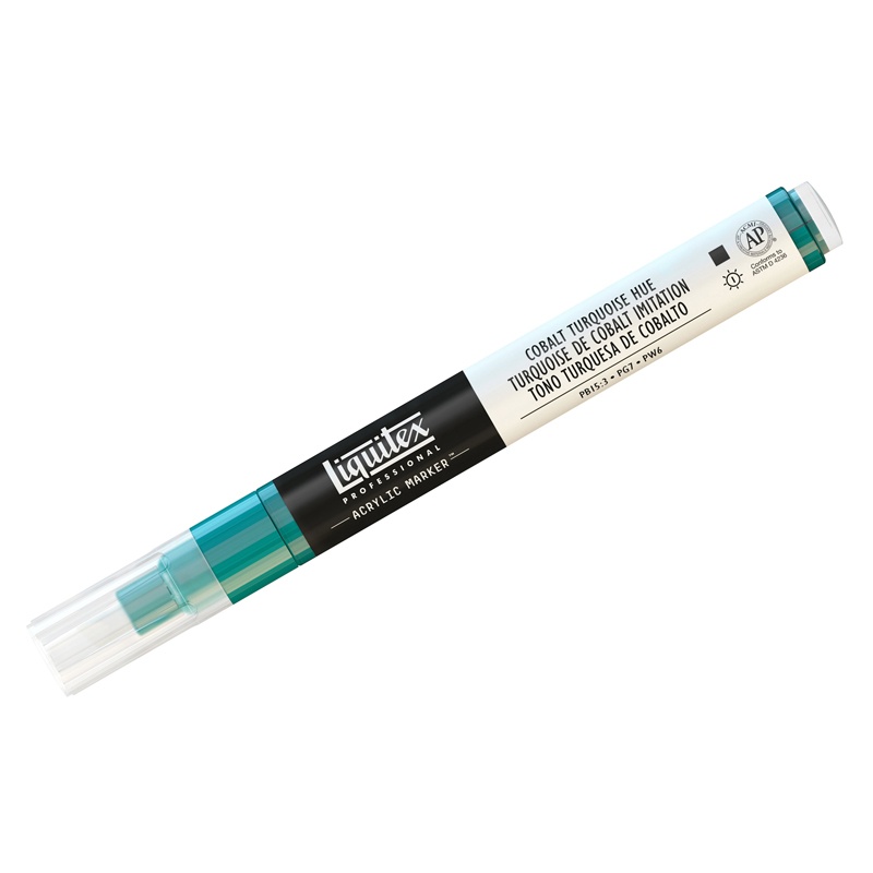 Маркер Liquitex 4620169 Paint marker Fine 2 мм скошенный бирюзовый