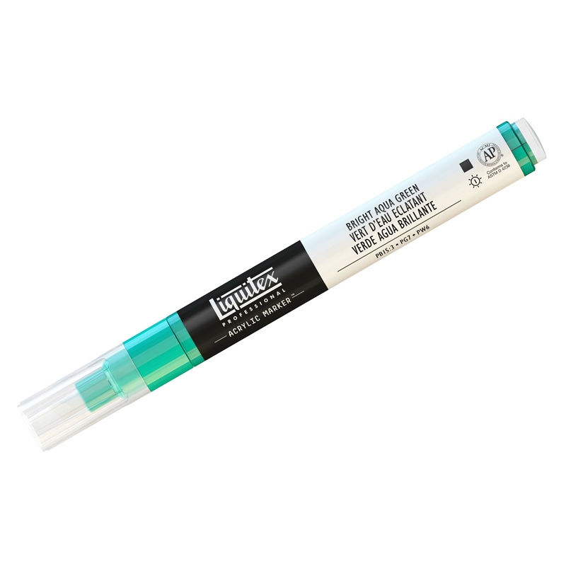 Маркер Liquitex 4620660 Paint marker Fine 2 мм скошенный зеленый эклатант