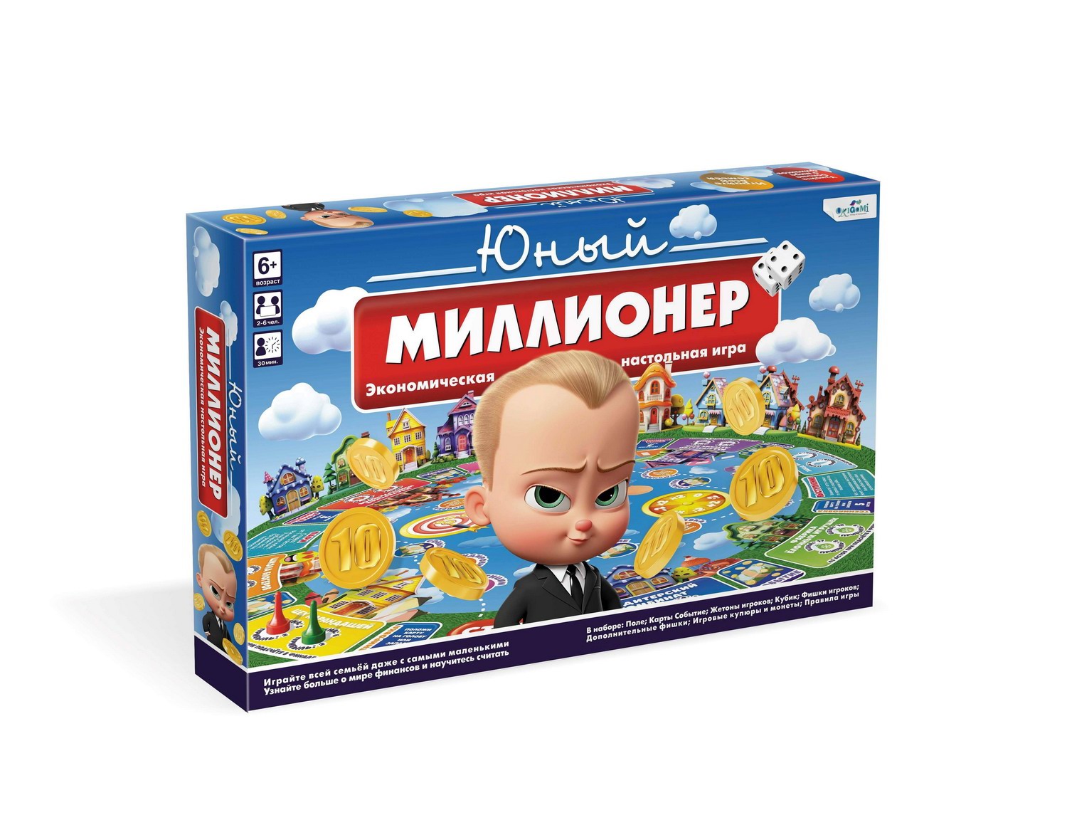 

Настольная игра Origami Юный миллионер 08412, 08412