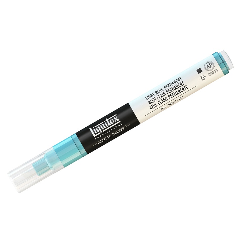 Маркер Liquitex Paint marker Fine 4620770 2 мм скошенный голубой светлый