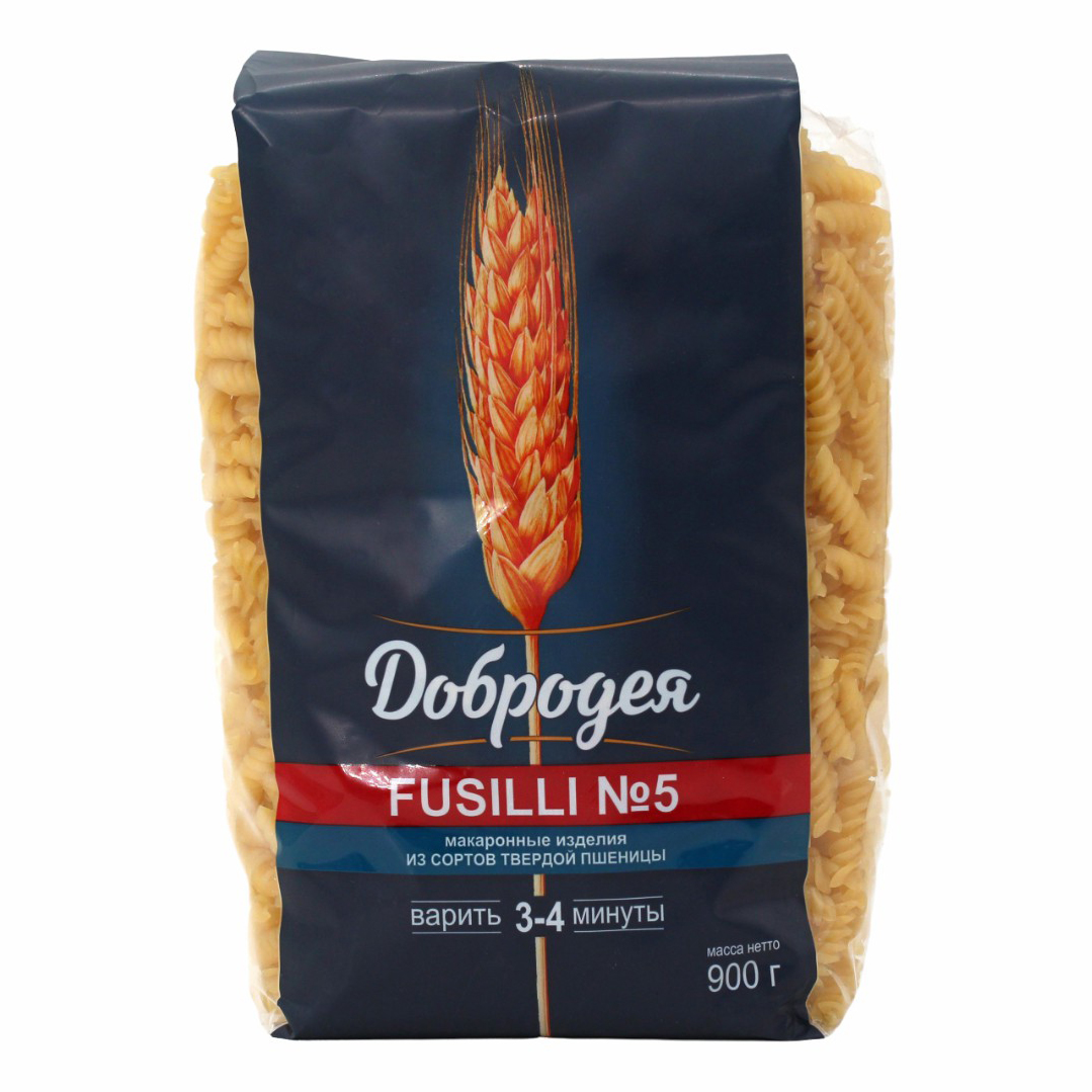 

Макаронные изделия Добродея Fusilli № 5 900 г