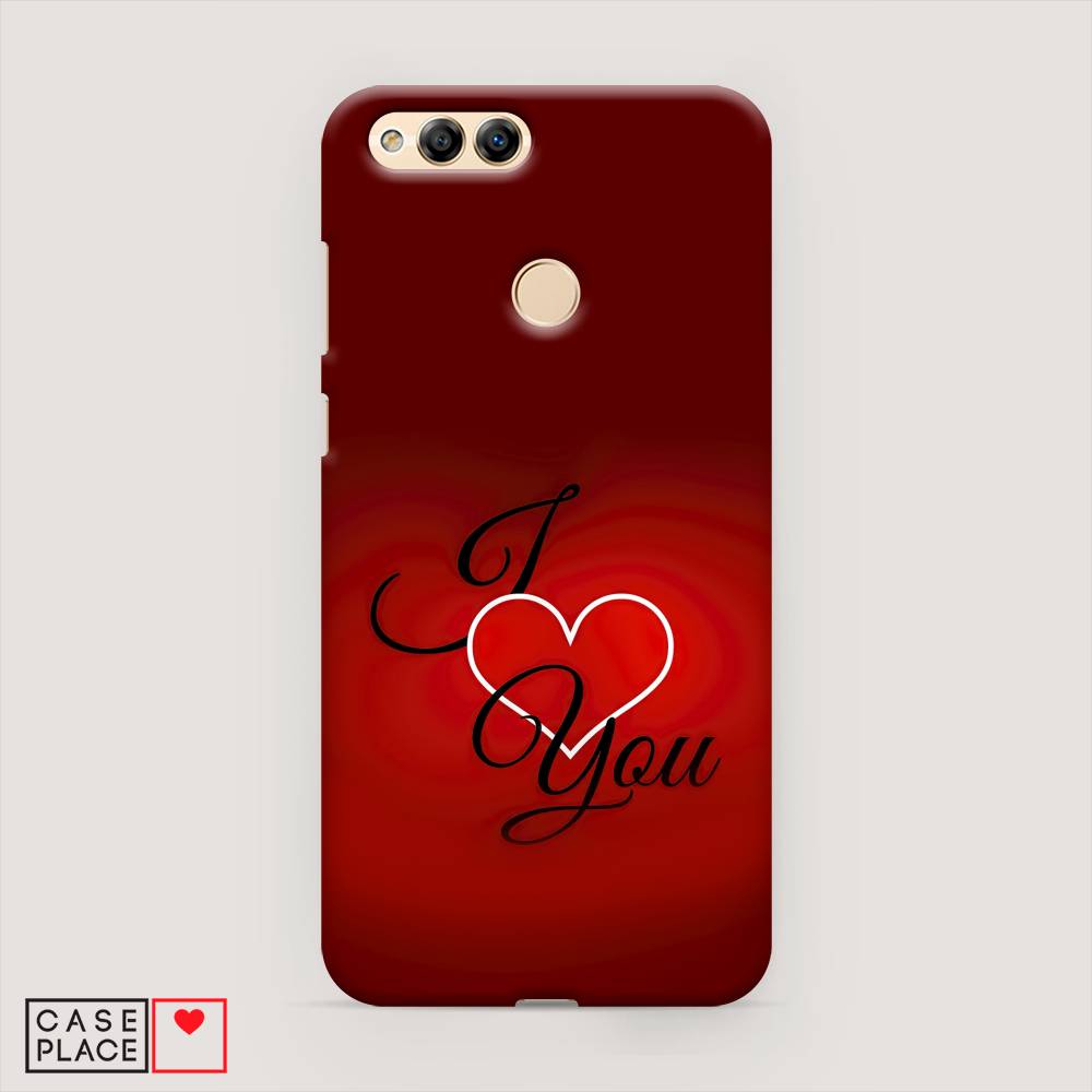 

Чехол Awog "I love you 3" для Honor 7X, 63720-5