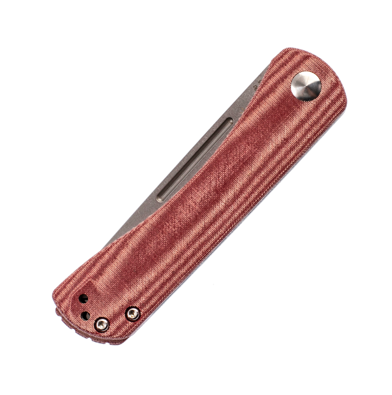 

Складной нож Kizer Knives Pinch сталь N690, красная микарта, Коричневый