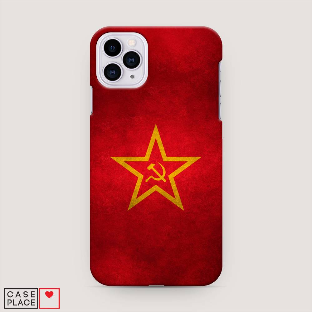 

Пластиковый чехол "Красное знамя" на Apple iPhone 11 Pro Max, 12220-4