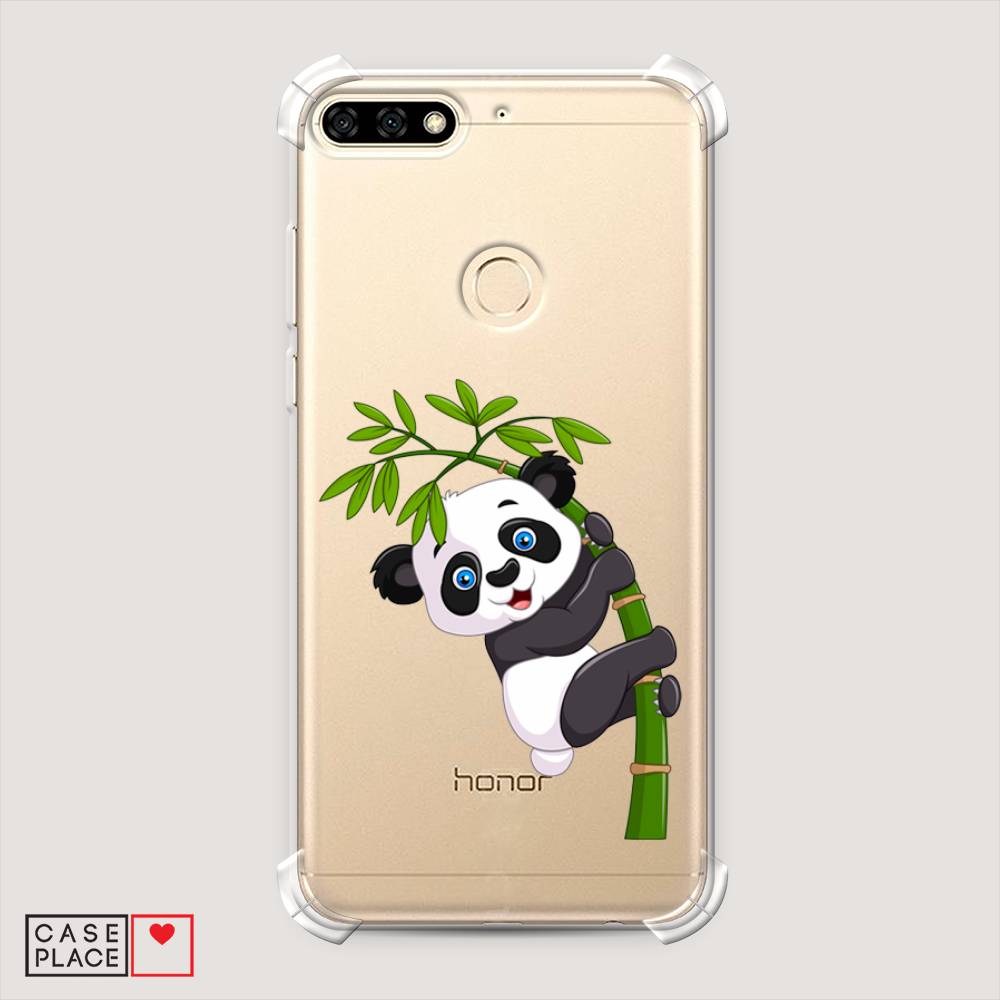 

Чехол Awog на Honor 7C "Панда для бамбуке", Белый;черный;зеленый, 64551-1