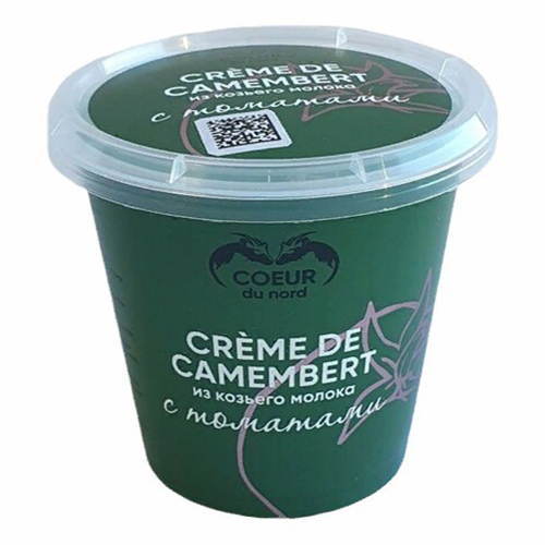 

Крем-сыр Coeur du nord Камамбер из козьего молока с томатами 45% 110 г
