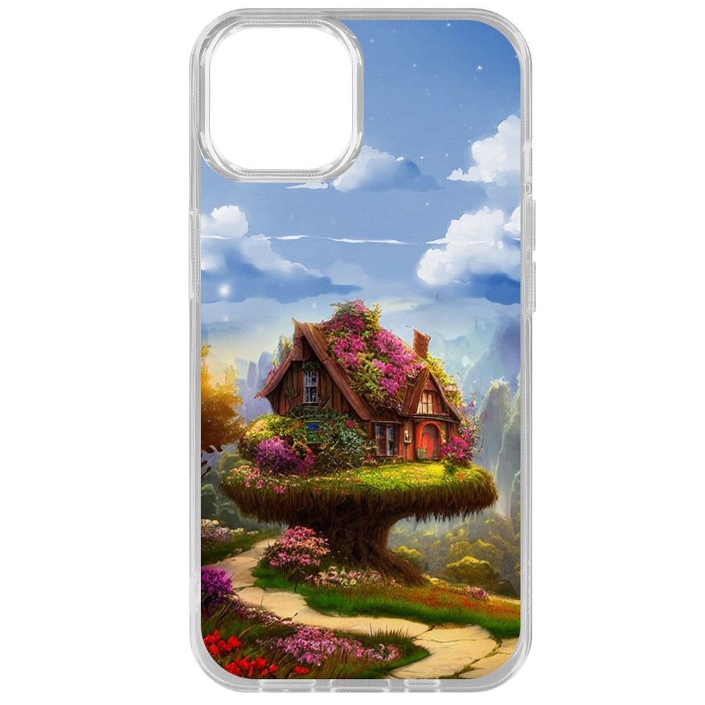 

Чехол-накладка Case Дом на дереве для iPhone 15, Прозрачный