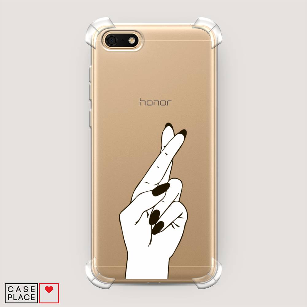 

Чехол Awog на Huawei Y5 Prime 2018 "Пальцы графика", Серый, 66351-1