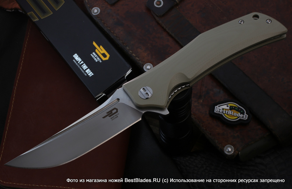 

Складной нож Bestech Knives Scimitar BG05C-1, Коричневый, Scimitar