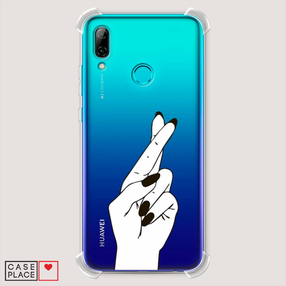 

Чехол Awog "Пальцы графика" для Huawei P Smart 2019, Серый, 67251-1