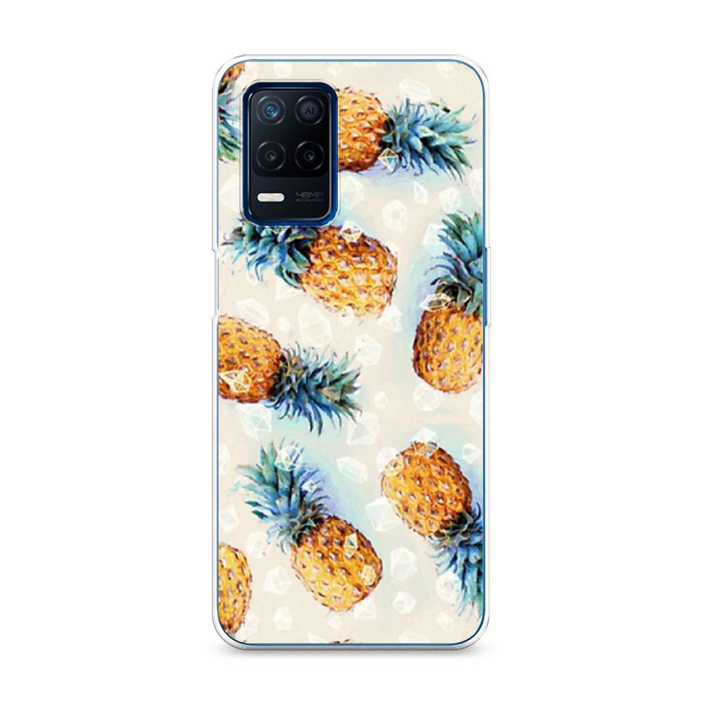 

Чехол Awog на Realme 8 5G/Narzo 30 5G "Ананасы", Разноцветный, 257150-3