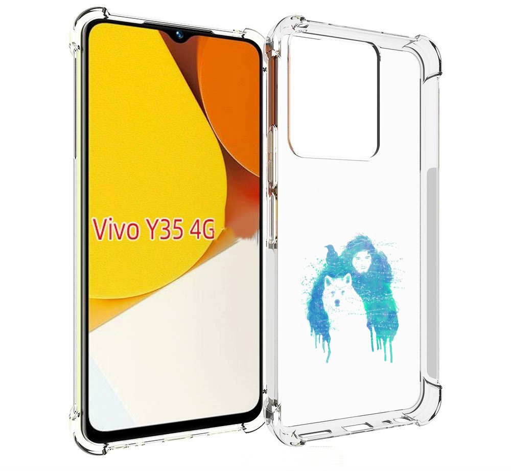 

Чехол MyPads джон сноу для Vivo Y35 4G 2022 / Vivo Y22, Прозрачный, Tocco