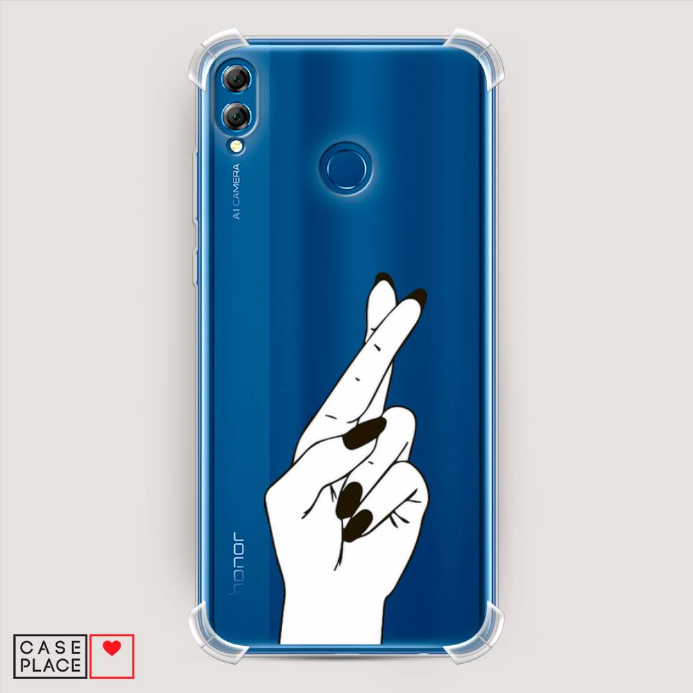

Чехол Awog на Honor 8X "Пальцы графика", Серый, 66751-1