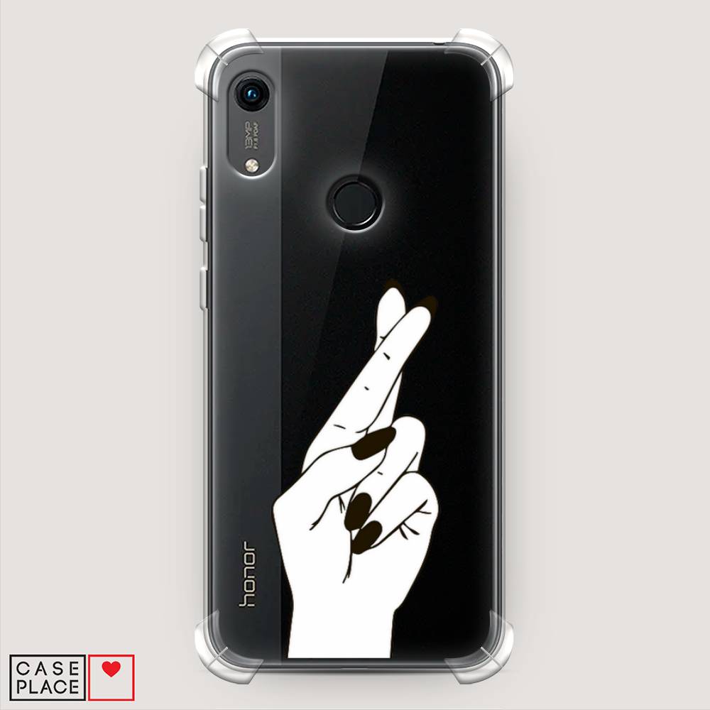 

Чехол Awog на Honor 8A (8A Pro/Prime) "Пальцы графика", Серый, 68751-1