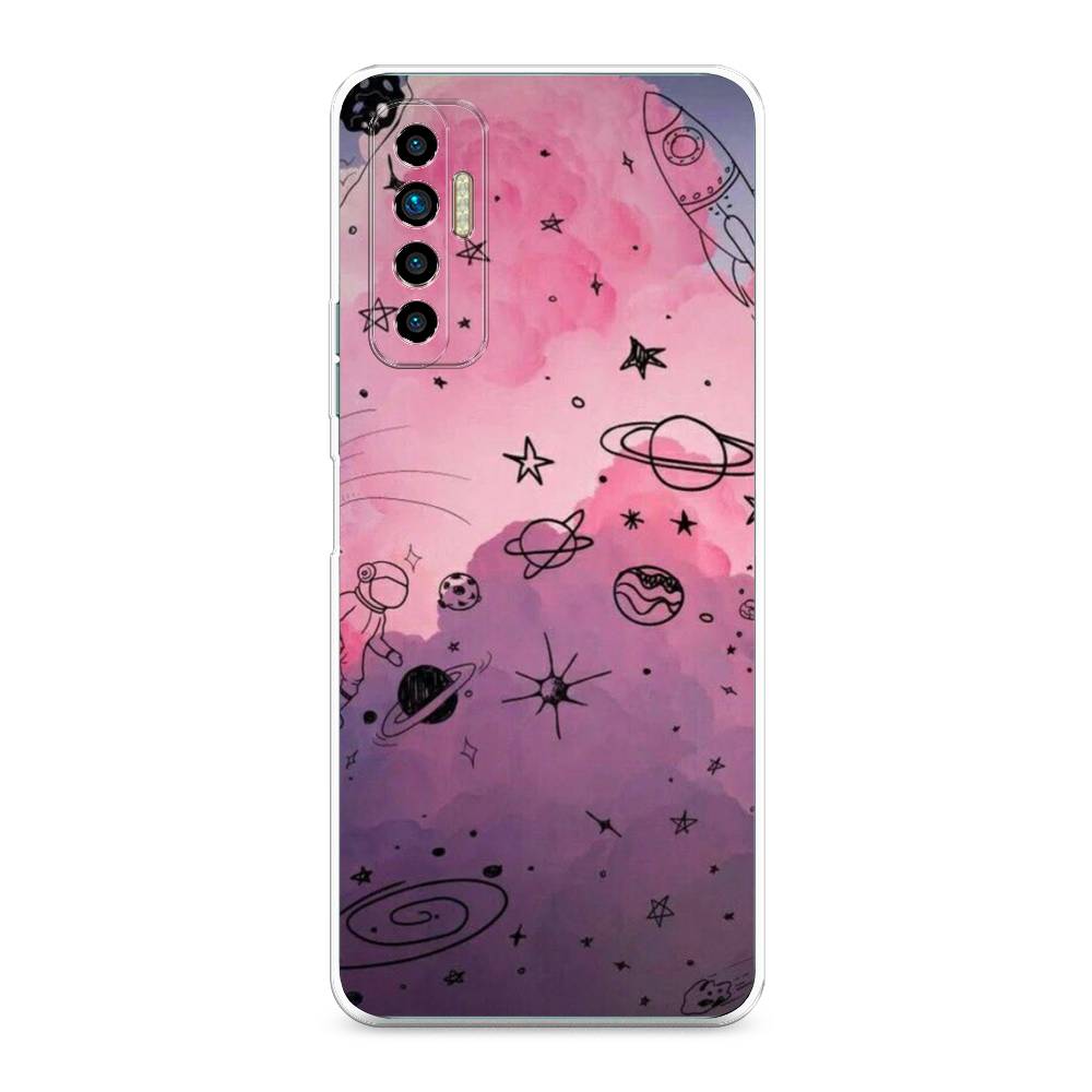 

Чехол Awog на Tecno Camon 17P "Радуга планет 3", Разноцветный, 300150-4