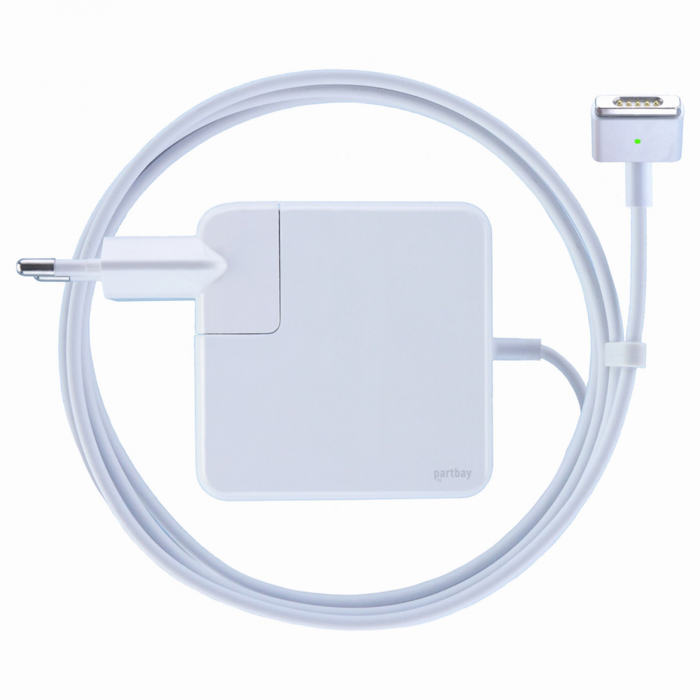 

Зарядка для Макбук Эйр A1465 11 дюймов 2012 - 2015 45 Ватт 14.85V 3.05A MS 2 TopON, Белый