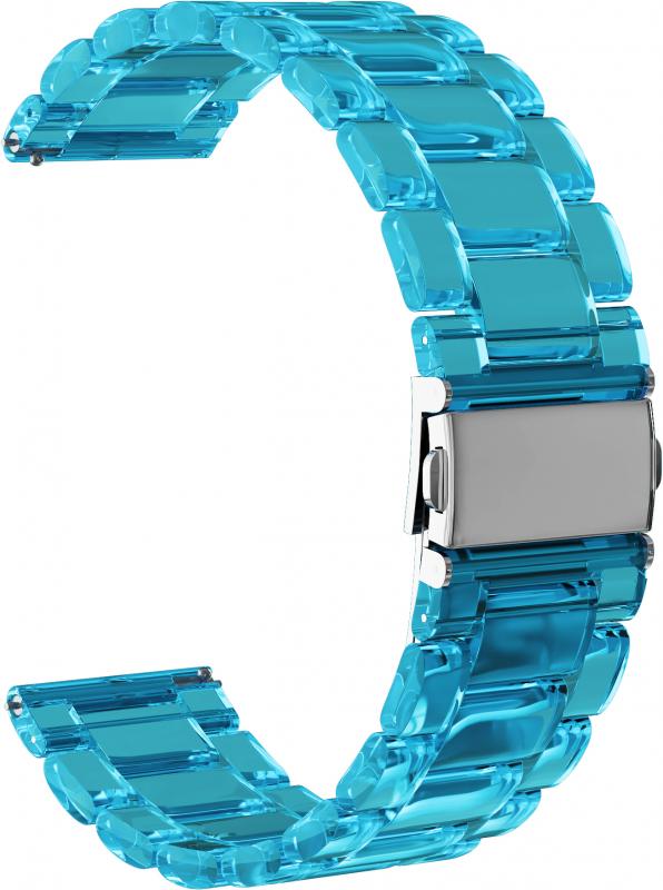 

Ремешок акриловый Adamantine 20 для Samsung Galaxy Watch3 41мм (Бирюзовый)