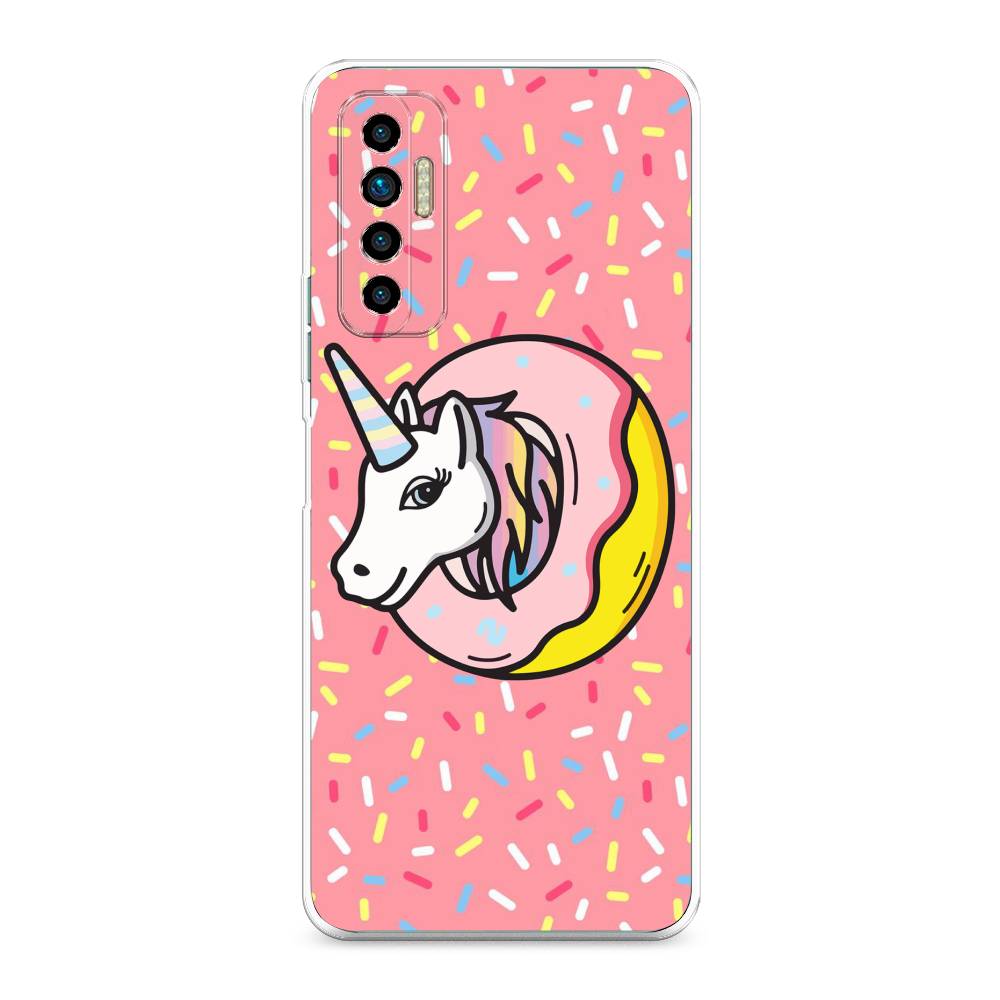

Чехол Awog на Tecno Camon 17P "Единорог в пончике", Разноцветный, 300150-2