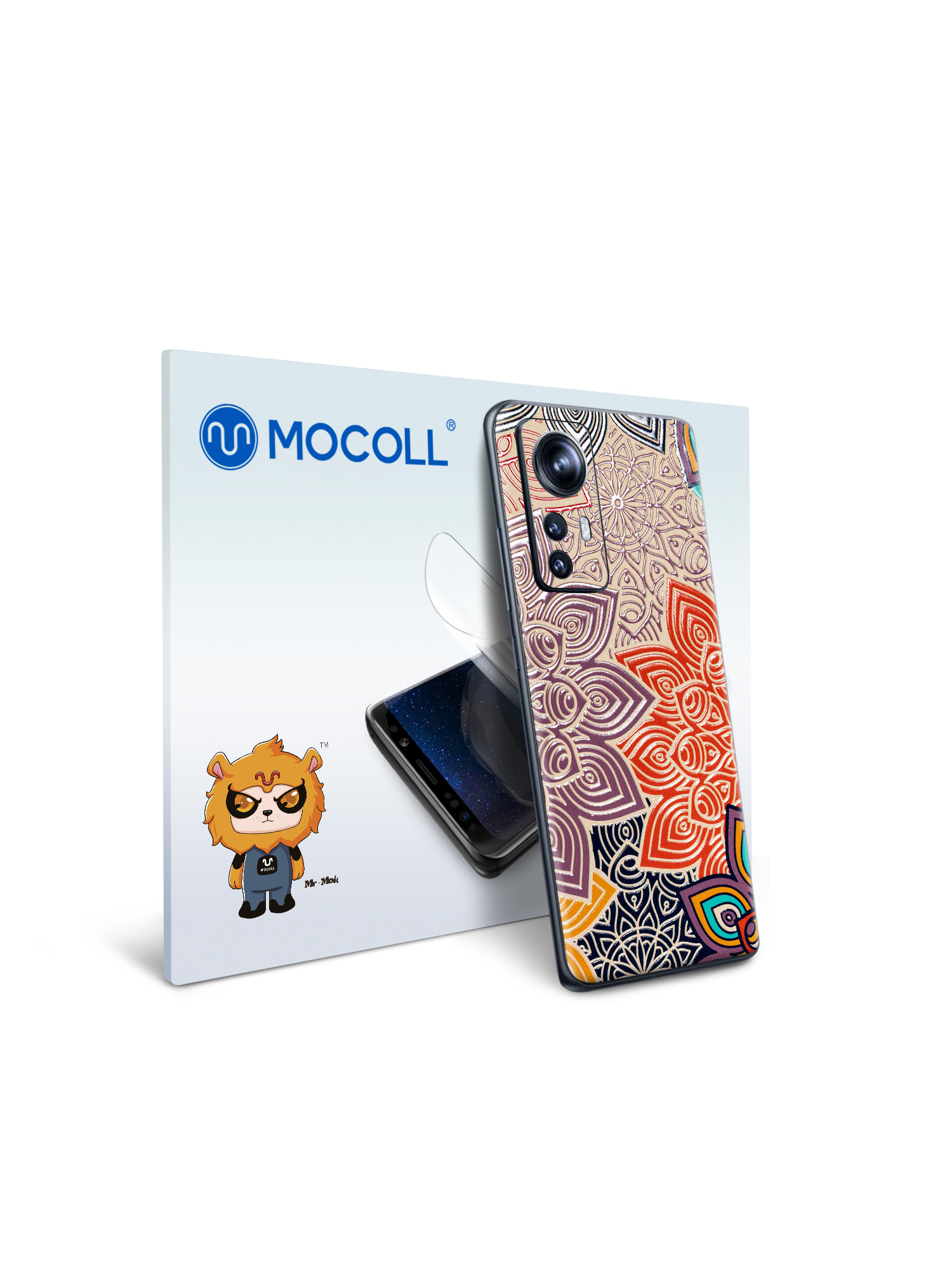 

Защитная пленка MOCOLL для Xiaomi Redmi Note 11 Богемный узор Мандала