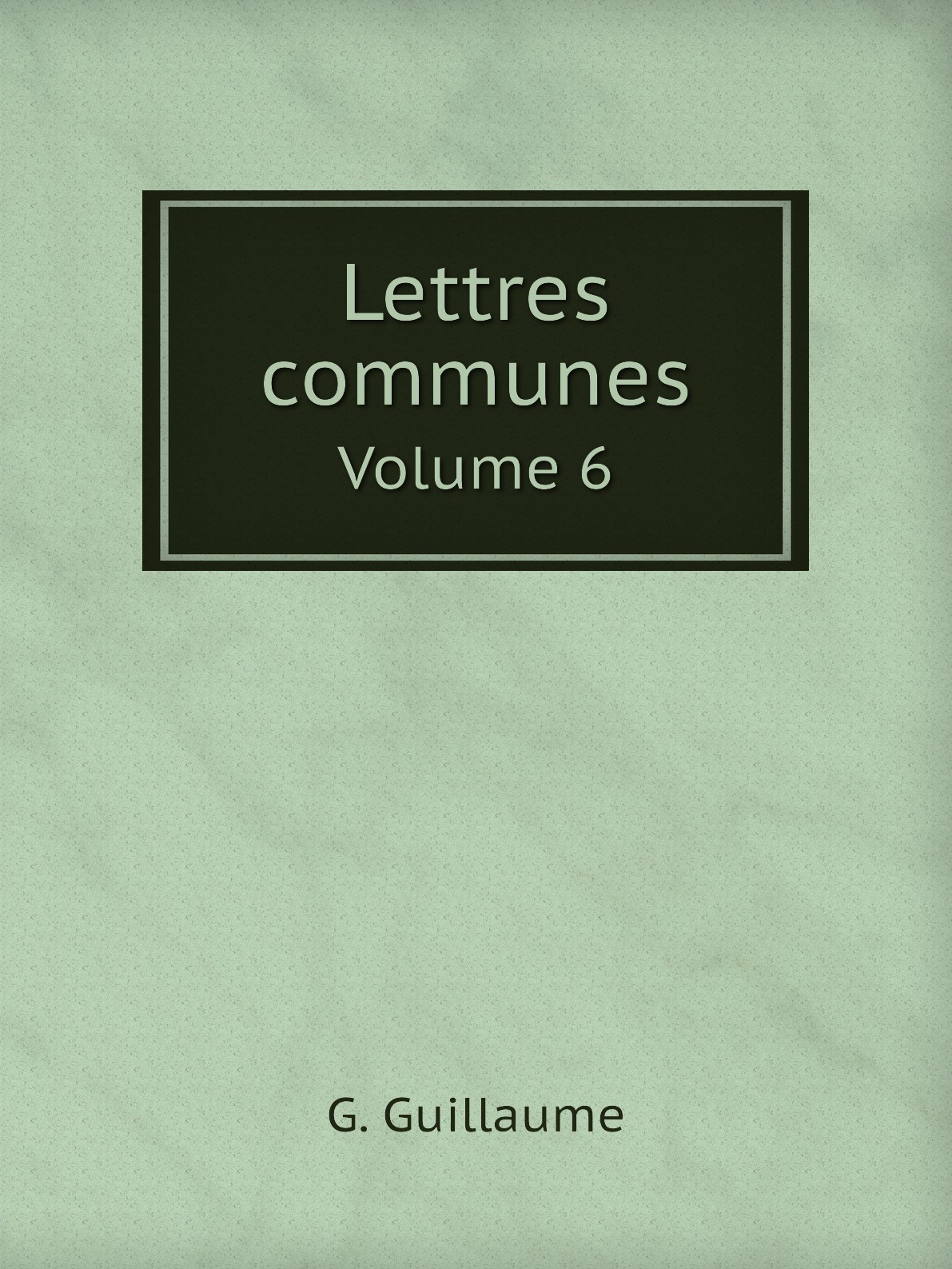 

Lettres communes