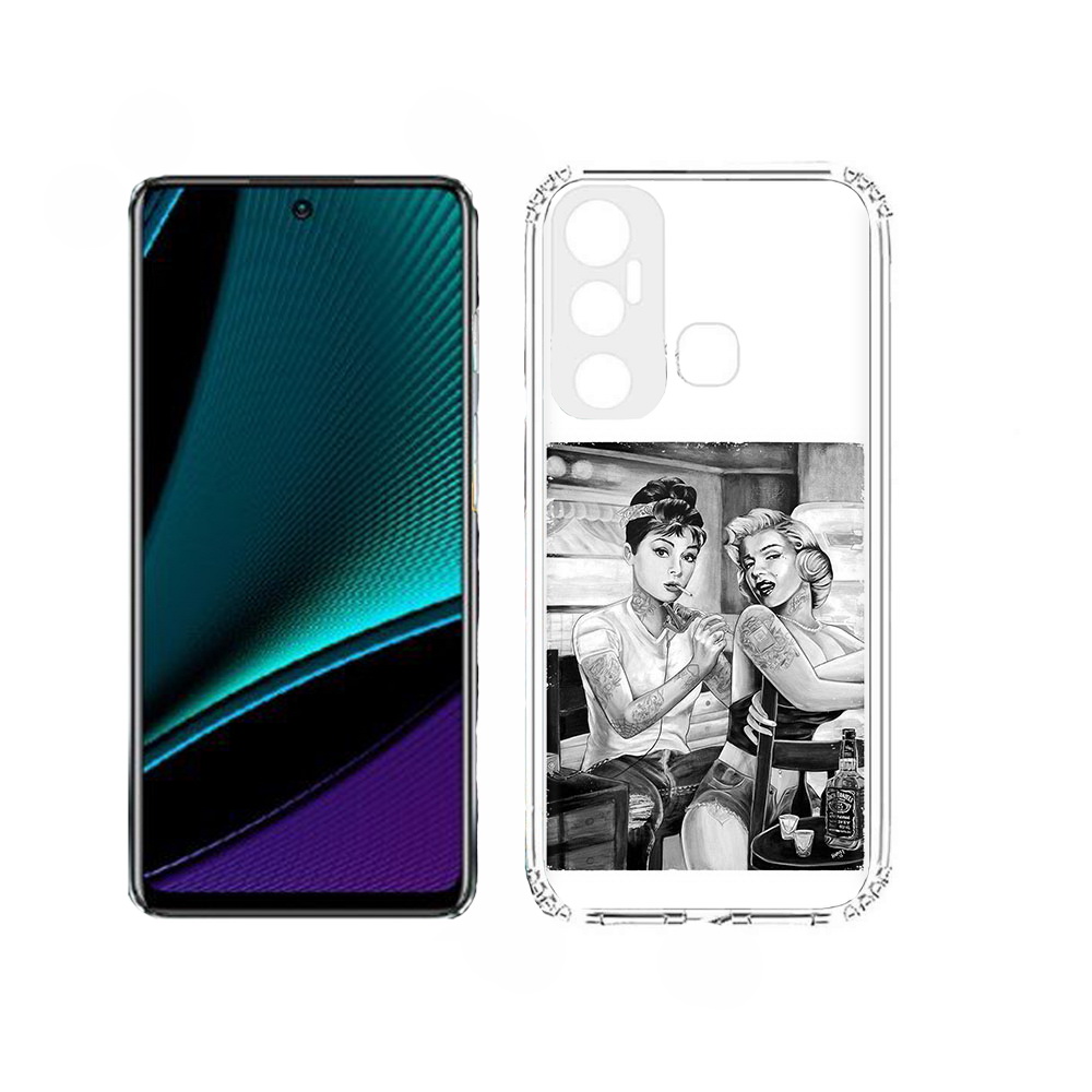 

Чехол MyPads тату мастер для Infinix Hot 11, Прозрачный, Tocco