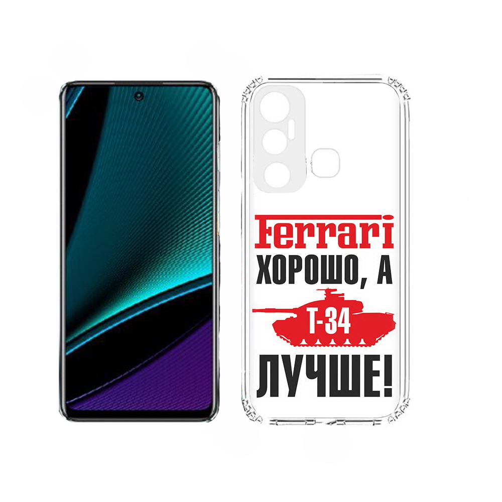 

Чехол MyPads т 34 лучше для Infinix Hot 11, Прозрачный, Tocco