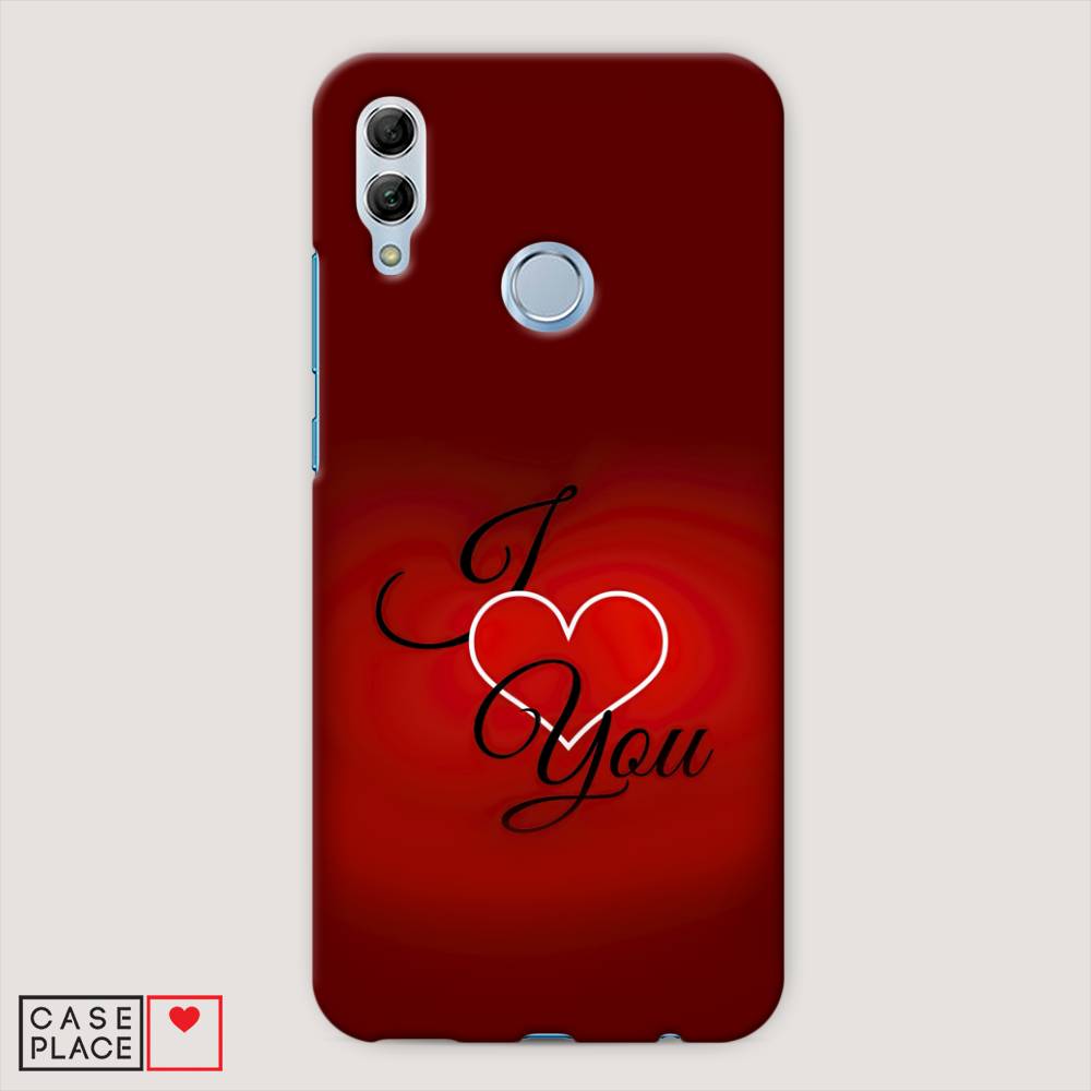 фото Чехол awog "i love you 3" для honor 10 lite