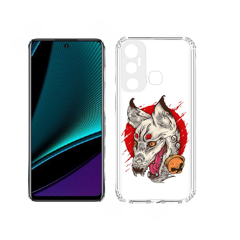 

Чехол MyPads страшная собака для Infinix Hot 11, Прозрачный, Tocco