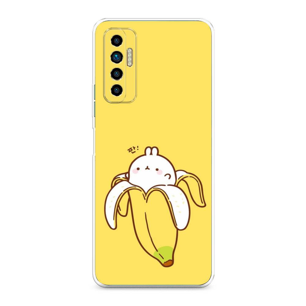 

Чехол Awog на Tecno Camon 17P "Зайчик-бананчик", Разноцветный, 300150-2