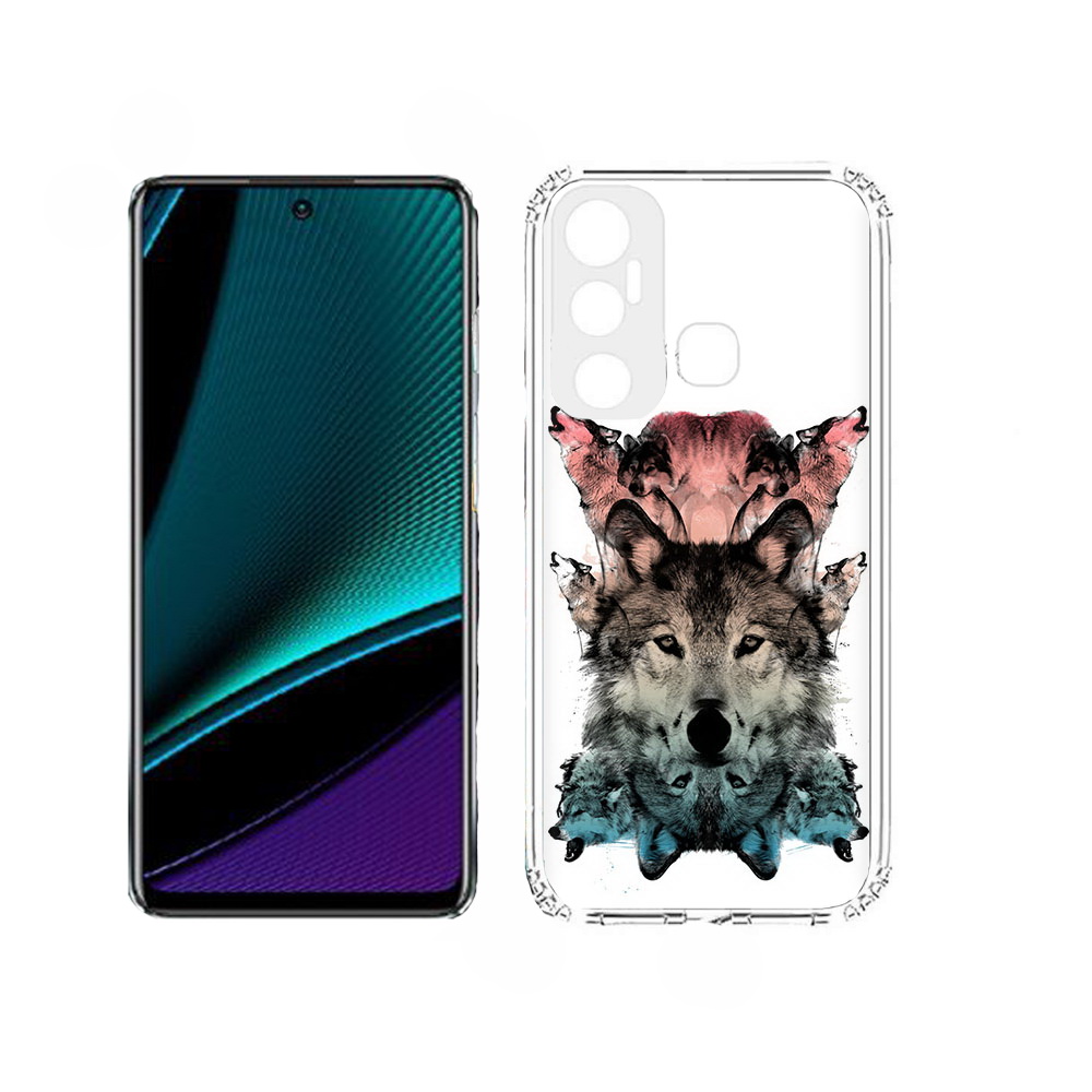 

Чехол MyPads стая для Infinix Hot 11, Прозрачный, Tocco