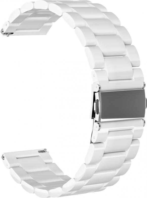 

Ремешок акриловый Adamantine 20 для Samsung Galaxy Watch 4 Classic 46мм (Белый)