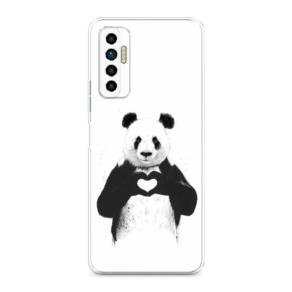 

Чехол Awog на Tecno Camon 17P "Панда love", Разноцветный, 300150-10