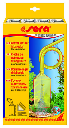Грунтоочиститель sera Грунтоочиститель GRAVEL WASHER 8565, 14 см желтый