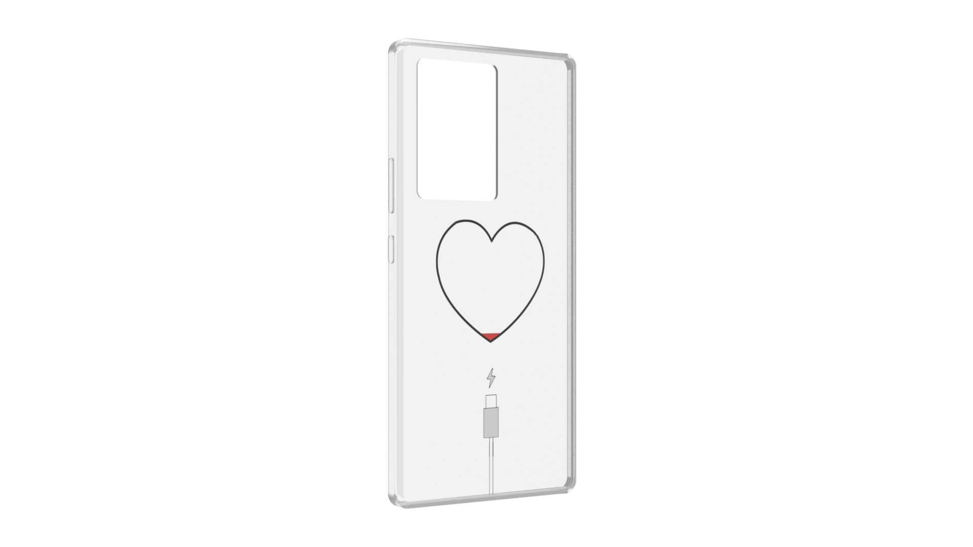 

Чехол MyPads зарядка-сердца для ZTE Nubia Z40 Pro, Прозрачный, Tocco