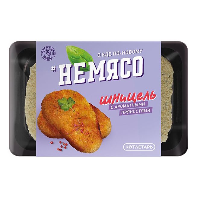 

Шницель из растительного белка НеМясо с ароматными пряностями замороженный 320 г