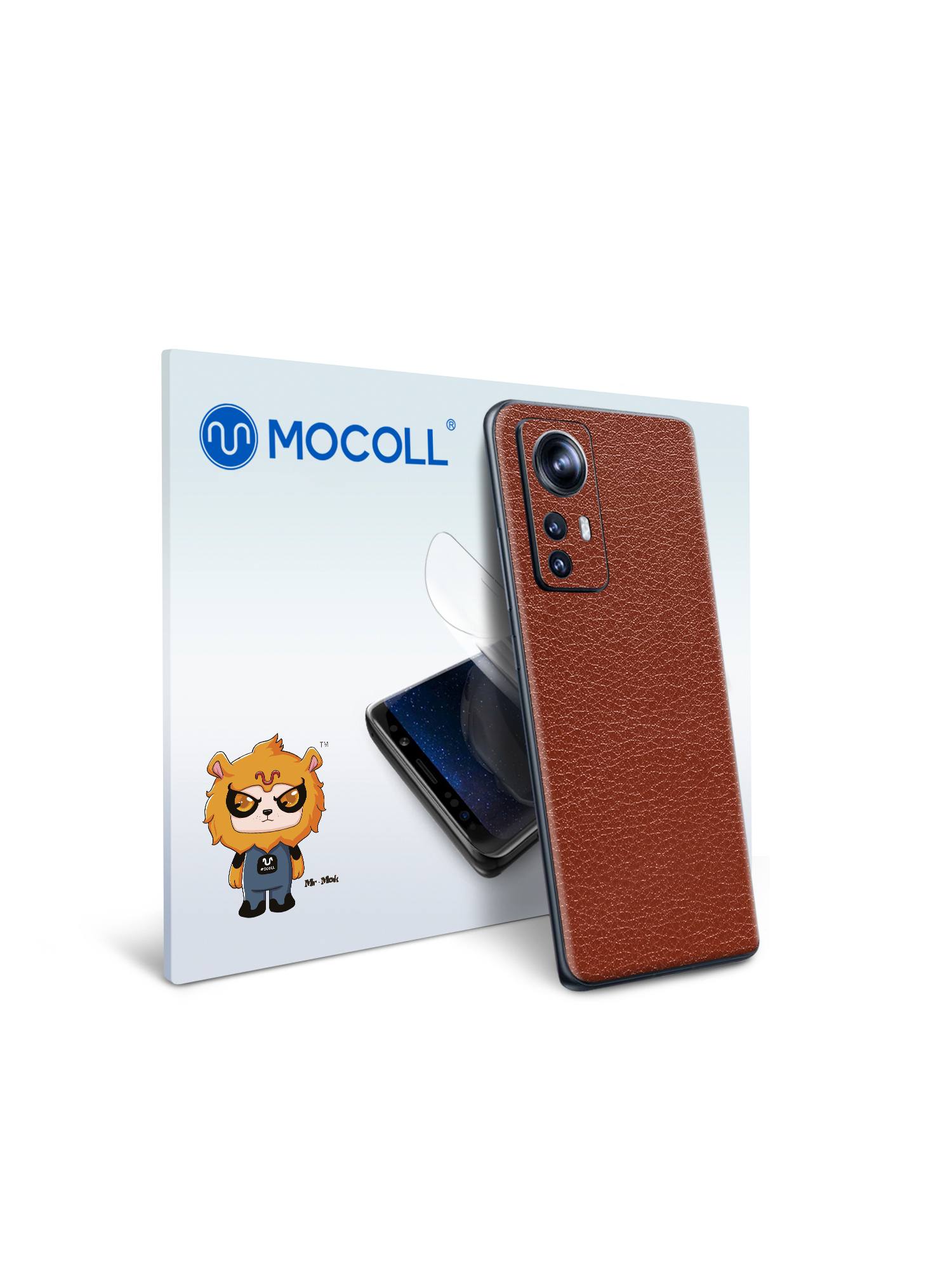 

Защитная пленка MOCOLL для Xiaomi Redmi Note 11 Кожа Коричневая