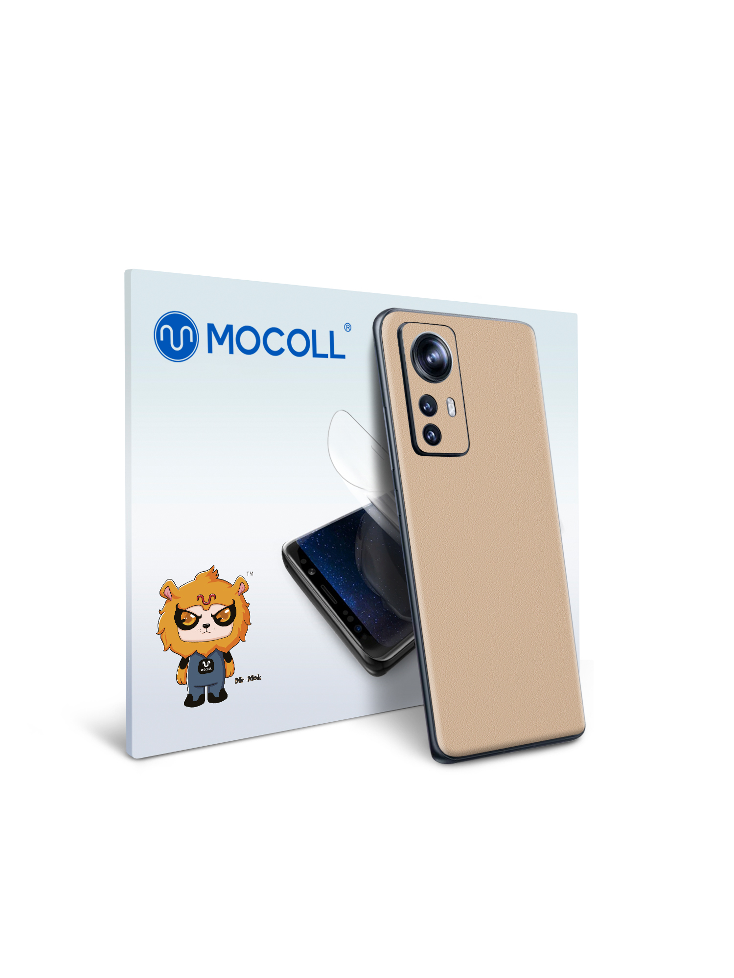 

Защитная пленка MOCOLL для Xiaomi Redmi Note 11 Кожа Белая