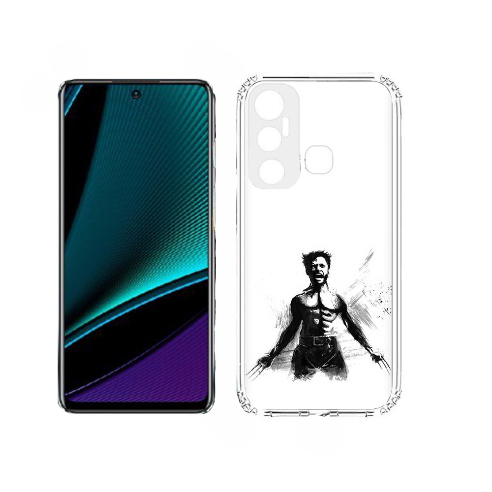 

Чехол MyPads росомаха для Infinix Hot 11, Прозрачный, Tocco