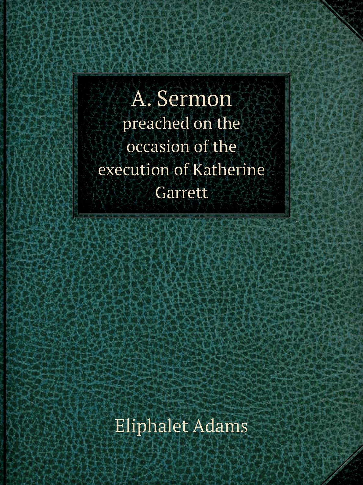 

A. Sermon