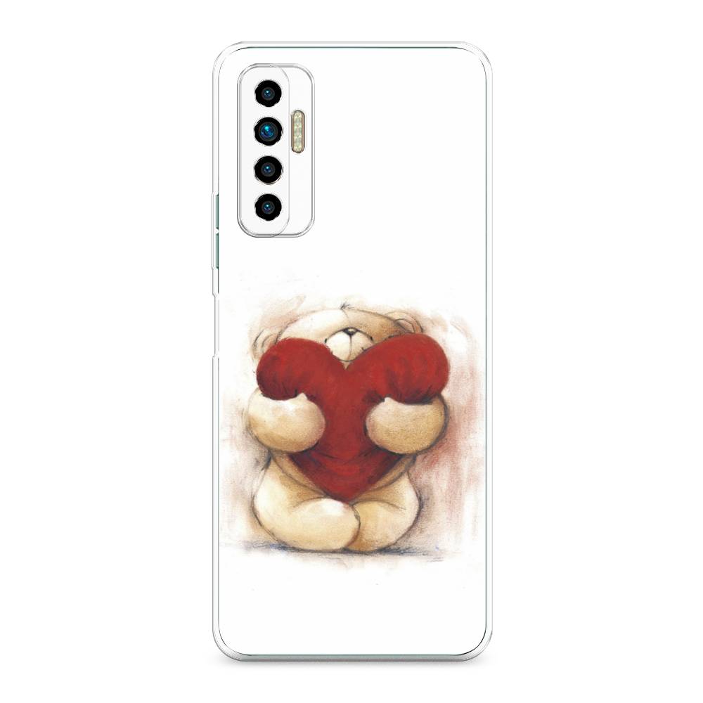 

Чехол Awog на Tecno Camon 17P "Мишка с сердцем 1", Разноцветный, 300150-6