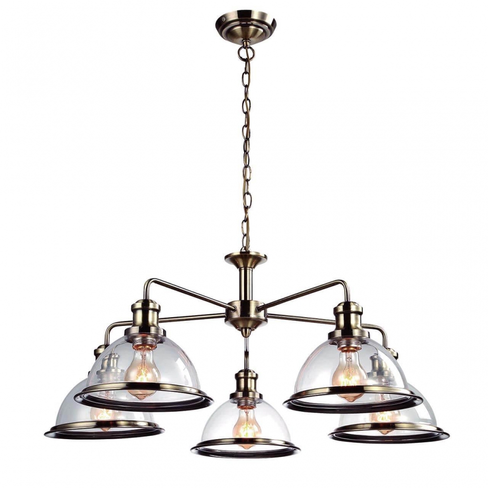 

Подвесная люстра Arte Lamp Oglio с поддержкой Алиса A9273LM-5AB-A