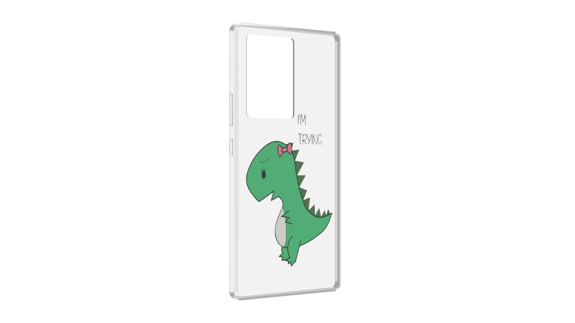

Чехол MyPads динозаврик-девочка для ZTE Nubia Z40 Pro, Прозрачный, Tocco