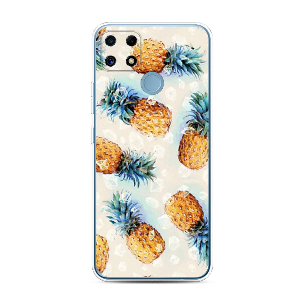

Чехол Awog на Realme C25/C25s "Ананасы", Разноцветный, 257450-3