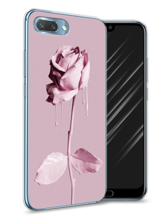

Чехол Awog на Honor 10 "Роза в краске", Белый;розовый, 65350-8