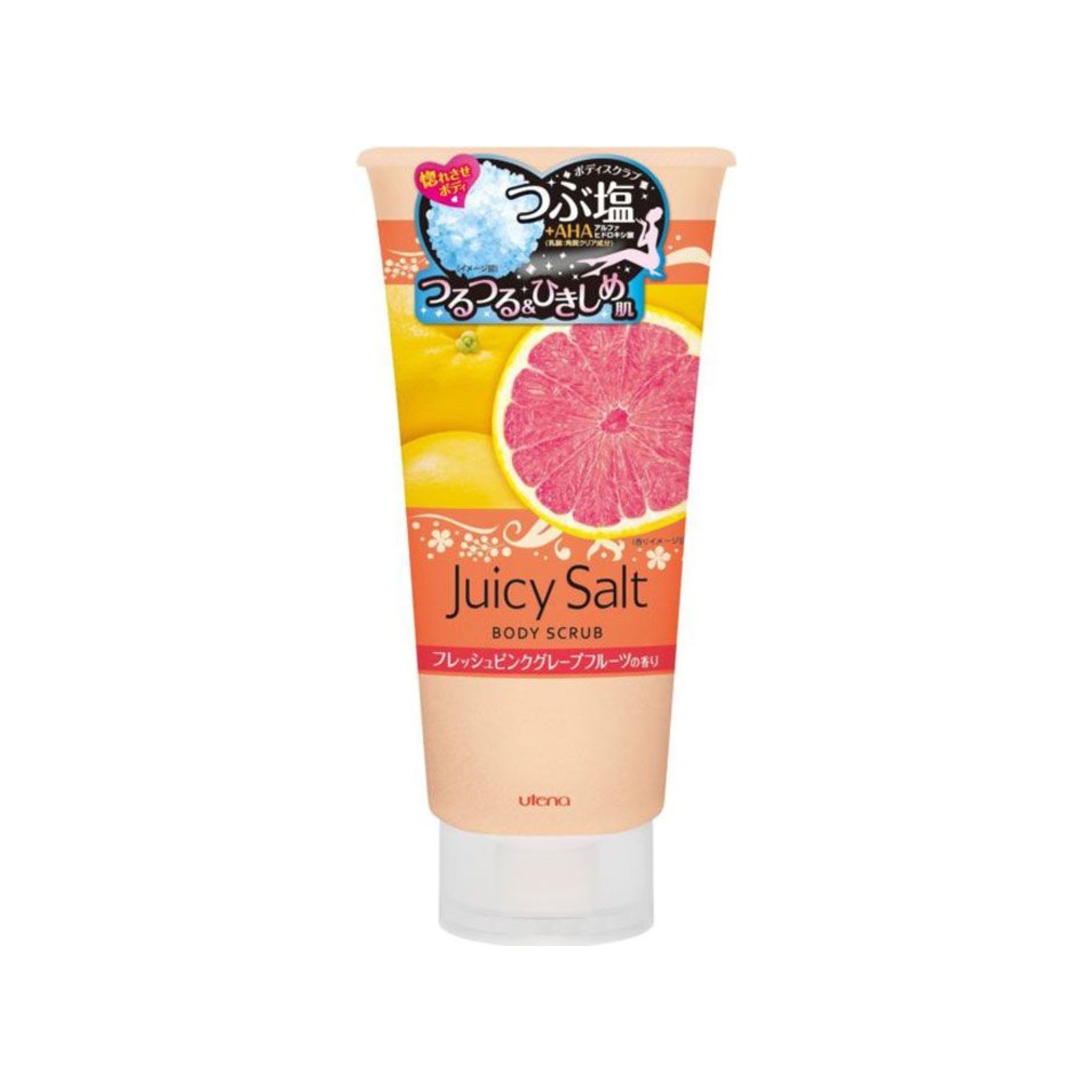 Скраб для тела Utena Juicy Salt на основе соли с ароматом розового грейпфрута 300 г