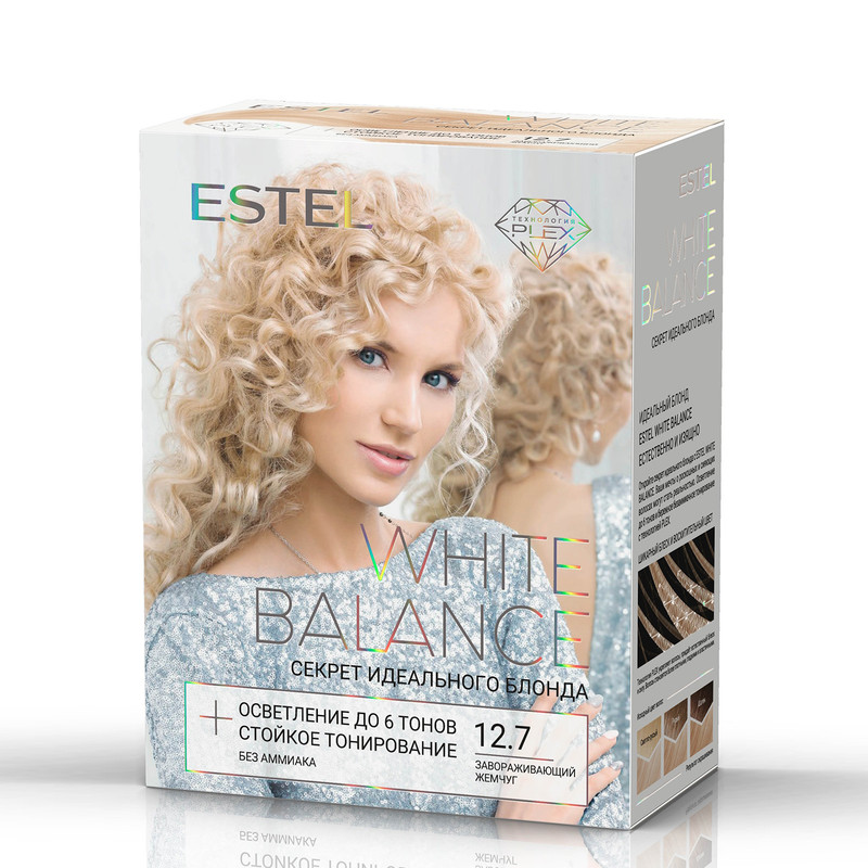 

Набор для осветления и тонирования ESTEL White Balance 12.7 завораживающий жемчуг, Набор для осветления и тонирования